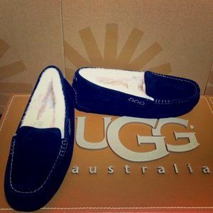 Women’s UGG Ansley Black Slip On Sheepskin Slipper